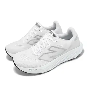 New Balance 紐巴倫 慢跑鞋 Fresh Foam X 880 V14 2E 男鞋 寬楦 白 金屬銀 運動鞋 NB M880W14-2E