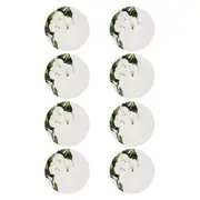 8x Splosh Greenhouse 11cm Ceramic Pansy Coaster Drink Mat Pad Table Round