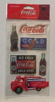 Coca Cola - Jolees Boutique - Dimensional Stickers - EK Success - Collectible