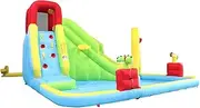 OGL Inflatable Water Park Water Slide Jump Castle Pool Outdoor Kids Children Toy Bouncer Play Centre