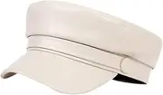 [Perfeclan] Beret Hat for Women Visor Fiddler Cap Traveling Spring Winter Newsboy Cabbie Cap