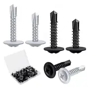 1X(Stainless Steel Screw 120P Stainless Steel Screws Set for Wood Drywall1000