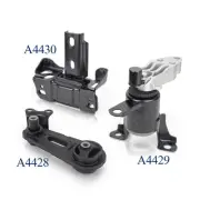 Engine Mount Set compatible with Mazda 2011-2014 2 l4 1.5L