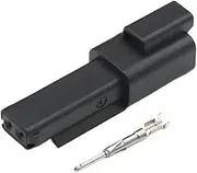 BIZOCA 1 Set 132015-0072/132015-0071 Off Road Connector Plug Assembly 2 Pin Male/Female Automotive Connector Additional Terminal(132015-0072)