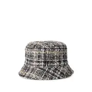[Maison Michel] Maison Michel Tweed Bucket Hat S BLACK