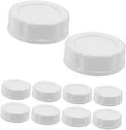 FUNOMOCYA Breastmilk Storage Container Toddler Milk Bottle Cap with Wide Mouth Lid Set