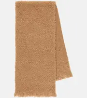 [Loro Piana] Loro Piana Fluffy bouclé scarf One Size beige