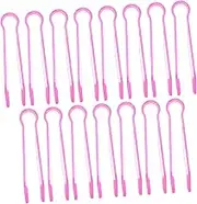 JECOMPRIS 15pcs Mini Food Tongs for Party Buffet Clear Multipurpose Serving Utensils Kitchen Tongs Supplies for Ice Desserts and Finger Foods