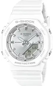 [Casio] Unisex Adult's GMAP2100VA-7A Analogue-Digital Watch, White, 46 x 40.2 x 11.2 mm