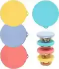 4 PCS Silicone Replacement Lids for Pyrex & Anchor Hocking For 6 oz, 4 Packs