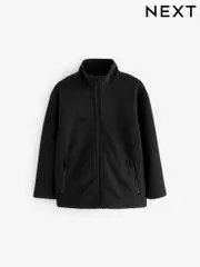 Black Zip-Up Fleece Jacket With Pockets (3-16yrs) (K84092) | $19 - $32