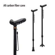 Ultra-light Retractable Carbon Hiking Booster Walking Anti-Slip Breaking New