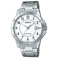 在飛比找momo購物網優惠-【CASIO】經典商務型男數字指針腕錶(MTP-V004D-