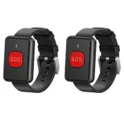 2X 433.92MHz Wrist Watch Call RC Transmitter Watch Call Button SOS4377