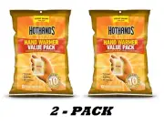 2-Pack HotHands Hand Warmer 10 Pair Value Pack Piece - (20 PAIRS TOTAL)