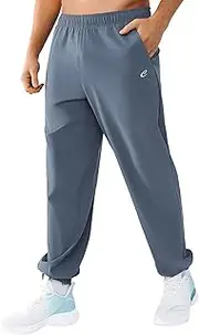 [Cosmolle] Men's Jogger Pants Lightweight Workout Running Tapered Joggers for Men with Zipper Pockets for Travel Casual