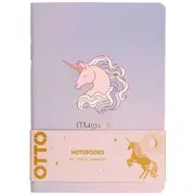 Otto Unicorn A6 Notebooks 3 Pack