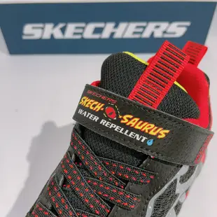 SKECHERS VELOCITREK 中童 黑紅色 魔鬼氈 運動 休閒鞋 402229LBKRD