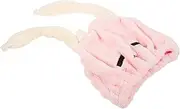 HONITANO Cute Microfiber Hair Drying Towel Wrap for Absorbent Hair Drying Cap with Lovely Ear Design Soft and Durable Hair Towel Hat for Quick Drying at Home Travel