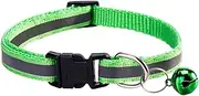 Dog Collar | Reflective Dog Collar with Bell - Chew-Proof Fade-Resistant Pet Supplies for Outdoor Exploration Daily Walks Hiking Adventures Training