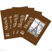 5 Pc 50 sheets 6x8 Top Bound Spiral Premium Quality Sketch Book Paper Pad Draw