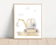 [Namly Design] Poster – Digger / Yellow / 02