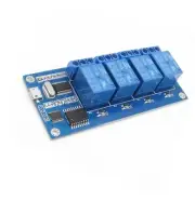 MICRO USB 5V 4-Channel Relay Module USB Control Relay Module serial port K9