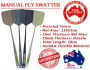NEW 5pc 10pc Plastic Fly Mosquito Swatter Manual Racket Long Handle + Free Ship