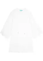 Melissa Odabash Lucy Broderie-anglaise Cotton Kaftan - White - S (UK8-10 / S) S (UK8-10 / S)