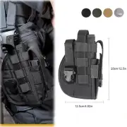 Tactical Molle Gun Holster Concealed Pistol Holster Mag Bag Waist Holster Pack