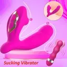 Clitoris Sucking Vibrator Clit G Spot Dildo Tongue Oral Stimulator Women Sex Toy