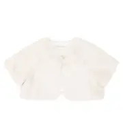 [Bonpoint] Bonpoint Angel faux fur jacket Y 12 white