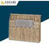 ASSARI-杉原收納插座布墊床頭箱(單大3.5尺)