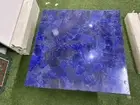 30" Blue Lapis Stone Center Sofa Coffee Table Square Handmade Gemstone Home Deco