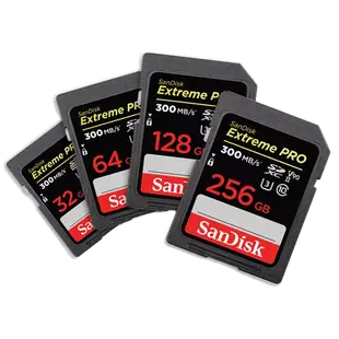 SANDISK Extreme PRO 32G 64G 128G SD UHS-II U3 V90 專業攝影 記憶卡