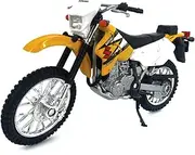 Welly Die Cast Motorcycle Yellow Suzuki DR-Z400S, 1:18 Scale