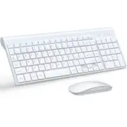 TopMate Wireless Keyboard and Mouse Ultra Slim Combo,