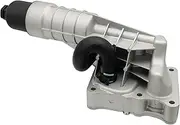 NOVAPARTS Upgraded Aluminum Oil Cooler Filter Housing Assembly with Gasket Compatible with 2012-2015 Mercedes C250 W204 & SLK250 R172 1.8L M271, Replaces 2711801410, 2711801210 (Prevents Cracking)