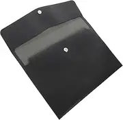 DOITOOL Document Holder File Organizer Capacity Leather Envelope Folder with Snap Closure for Office Travel Business Use