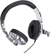 HeadMounted Headset, Gaming Headphone, Computer Game Lovers for PS4 White Camouflage Music Lovers