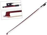 HANABASS Ebony Violin Bow Brazilwood Octagonal Design Student/beginner Violin Parts