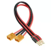 XT60 Connector Adapter Plug, XT60 Male Plug to 4mm Banana Male Connector with...