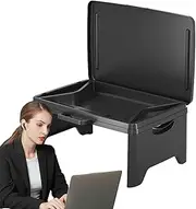Folding Lap Table Desk Bed Tray | Laptop Tray Stand for Bed | Multi Function Activity Lap Desk with Storage Efficiency for Working, Writing and Drawing