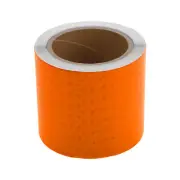 1 Roll Air-Release Adhesive Pinstripe Tape Reflective Orange 32.81ft x 3.94In