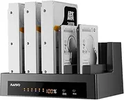 5 Bay Hard Drive Enclosure,,MAIWO SATA Docking Staton with Offline Clone Function,Tool-free HDD Enclosure with Indicator Light,90TB Capacity Expansion