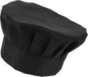 [LIFKOME] 2pcs Chef Hat Breathable Cooking Hat for Kitchen Restaurant Cap for Culinary Professionals for Hot Cooking Conditions Black