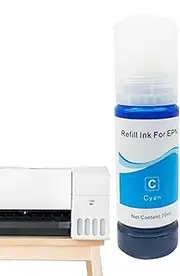 Ink Bottle Refill, Printer Ink, Printer Refill Kit, Cost Effective and Long Lasting, Vibrant Color and, Black/Blue/Yellow/red, for Office and Home