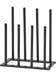 Prestine 4 Pair Boot Holder Storage Rack Black