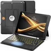 Keyboard Case for iPad 9th/8th/7th Generation (10.2 Inch), 7-Color Backlight ...