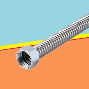 【DL214A】304不銹鋼波紋管 4分 20cm波紋管 螺紋管 不銹鋼管 熱水器進水管 軟管 (1.9折)